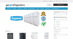 Desktop Screenshot of gas-refrigerators.com